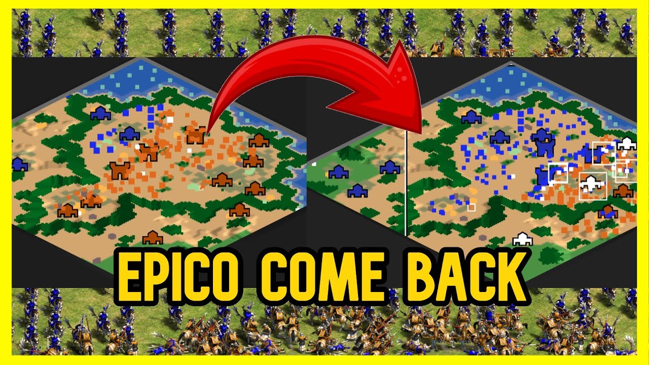 UNA PARTIDA REALMENTE EPICA CON EL MEJOR DEL MUNDO AGE OF EMPIRES 2