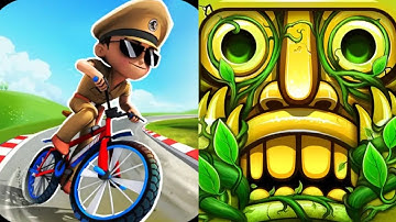 Little Singham Cycle Race VS Temple Run 2 Game 2025 Gameplay Android, ios Part 7