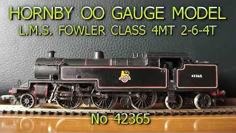 Hornby OO Gauge model. LMS Fowler Class 4P. 2-6-4T. No 42365