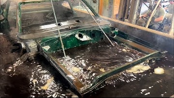 Chemical Dipping a Rare 1969-1/2 Plymouth Roadrunner A12