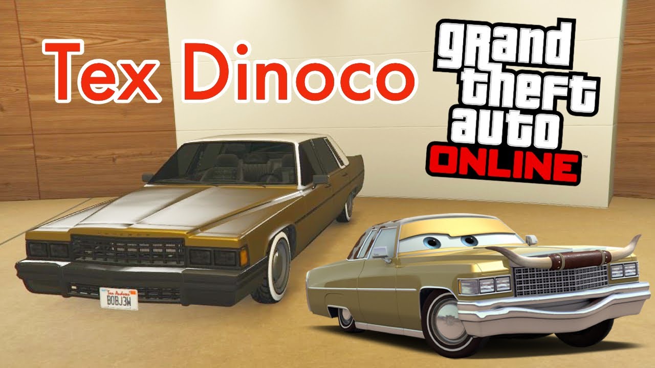 GTA 5 Online: How To Make Lightning McQueen (Dinoco Version) From Disney  Pixar Cars! : r/DisneyCarsCommunity