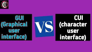 GUI VS CUI |Graphical user interface VS character user interface |class 8 computer#gui #guivscui Profile
