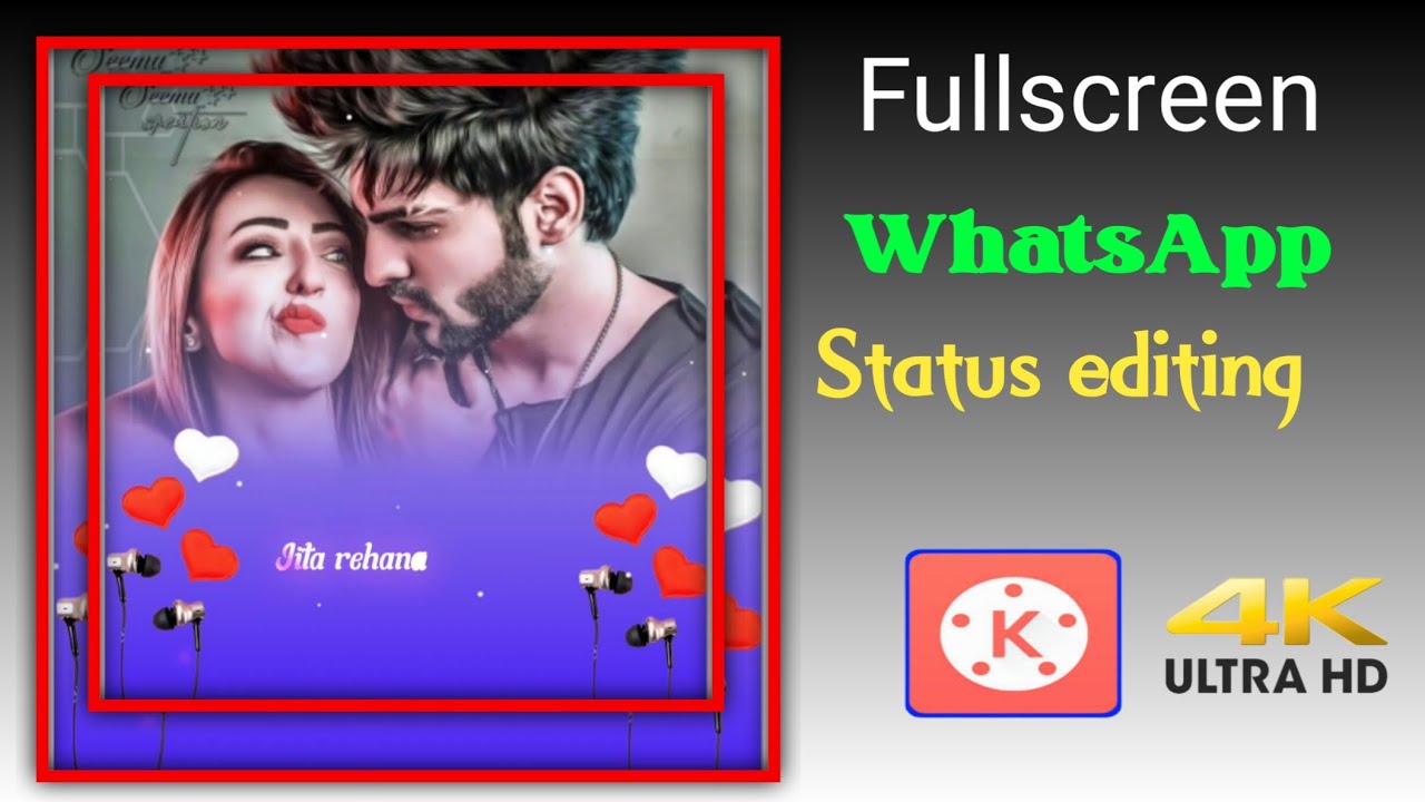 How to make trending whatsapp status video in kinemaster||skbalia