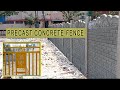 precast concrete fence | cement compound wall