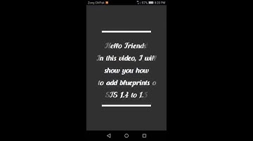 How to add blueprints of SFS 1.4 to 1.5