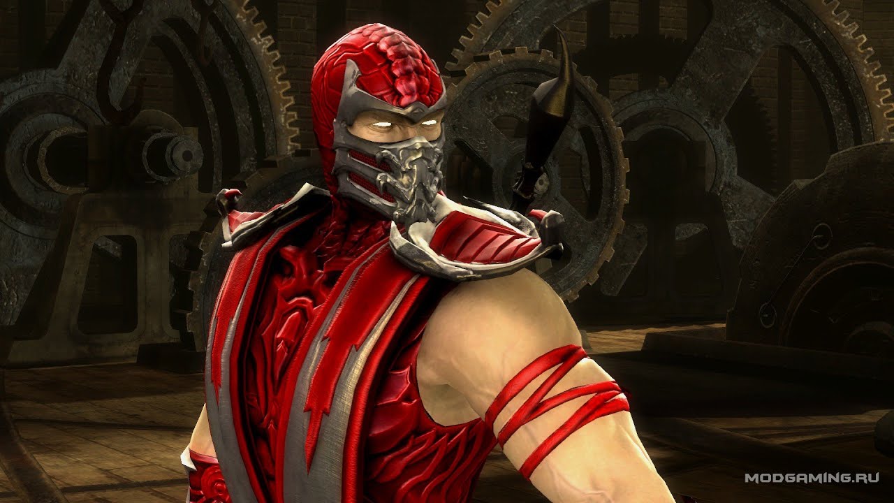 Red Scorpion Skin in Mortal Kombat Komplete Edition - YouTube