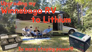 Upgrading my  Winnebago RV to Lithium  Navion / View Upgrade Process
