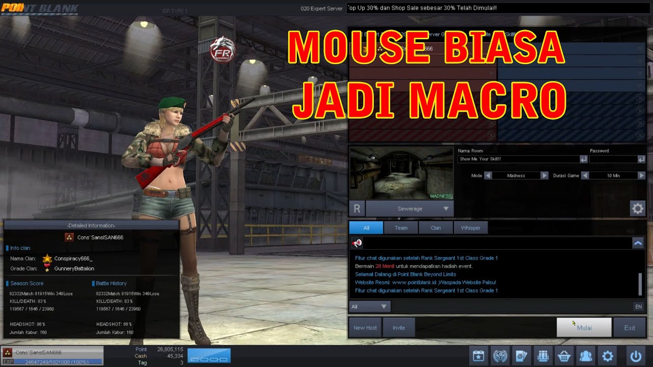 TES SG - CARA MOUSE BIASA JADI MACRO - POINT BLANK ZEPETTO - YouTube