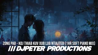 Zong Phab - Koj Thiab Kuv Xub Lub Ntiajteb (1HR Soft Piano Mix) |  DJPeter // GNR8 // | 🎵🎧✨ screenshot 4