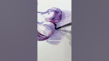 Bài 9: Chia sẻ kinh nghiệm khi pha màu nước #fyp #xuhuong #art #watercolor #vetranh #huongdan #vẽ