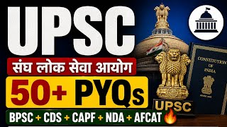 UPSC 50+ PYQs 🔥 | Articles 315–323 | Ghatna Chakra Series | BPSC 72nd Prelims , CDS, CAPF, NDA