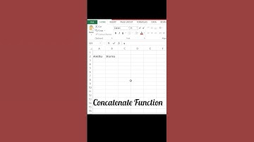 How to use Concatenate function in Excel #excel #ytshorts #shorts