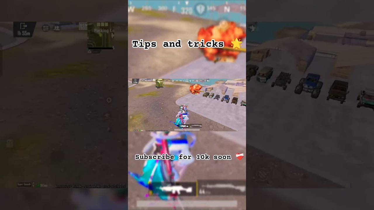 🔥BGMI new tips and tricks 🌟 dp vs machine gun damage test 
