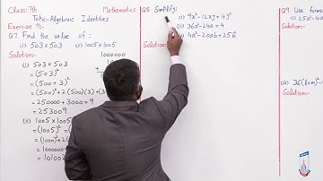 Class 7 - Mathematics - Chapter 9 - Lecture 3 Algebraic Identities - Allied Schools