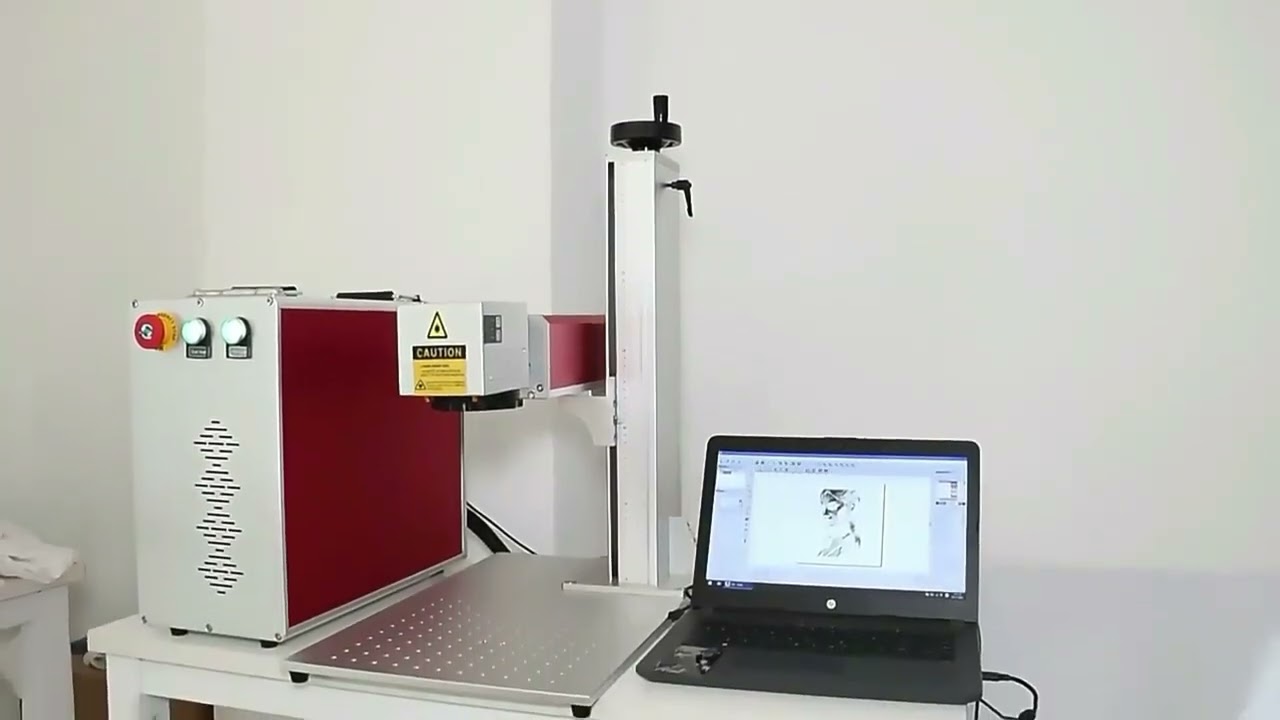 Mini split laser marking machine 20w/30w/50w/100w