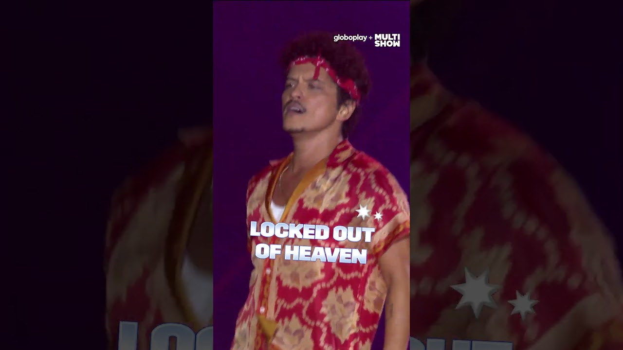 Bruno Mars canta 'Locked Out of Heaven' no 