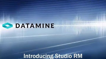 Introduction to Studio RM from Datamine