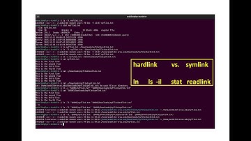 Inodes and Shortcuts in Linux (Symlink vs. Hard Link), ln, stat, readlink