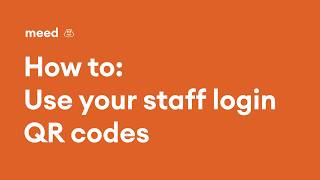 How to Sign In to meed for Business with the Staff QR Code