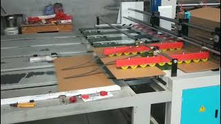 flexo printer slotter creaser machine chain feed model with auto feeder and stacker