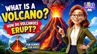 What Is a Volcano | How Do Volcanoes Erupt Learn at Lily's Fun School #volcano #educationalvideo
