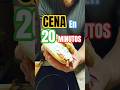 Tenía 20 minutos para hacer la cena y salió esto