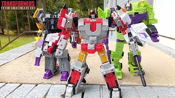Transformers Age Of The Primes Aerialbots SUPERION Comparison & Review PT. 2!!![4K]