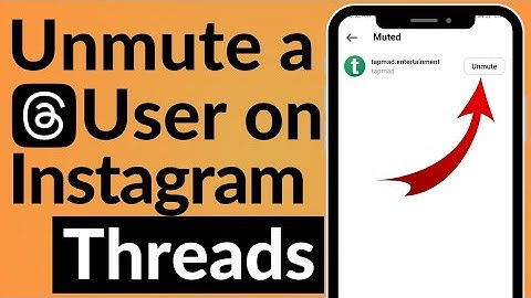 How to Unmute Someone on Instagram Threads (2023) | Instagram Threads