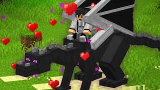 So I TAMED the Ender Dragon in Minecraft... (Flying)