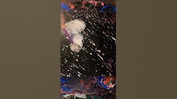 Acrylic Pearl Pour, “Interstellar Wormhole” 💫