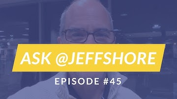 Ask Jeff 45: Customer Profiling
