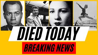 Who Died Today : Medal Of Honor Recipient and 8 Celebrities Who Suddenly Passed Away