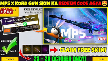 FREE FIRE REDEEM CODE TODAY 25 OCTOBER|FF REWARDS REDEEM CODE | FF REDEEM CODE TODAY 25 OCTOBER