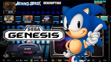 Sega Genesis | RetroFE Theme Addon | Project Arcade 2.3 | WIP