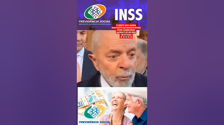 É GENTE SAIU AGORA DUAS NOTÍCIAS MARAVILHOSAS PODE COMEMORAR AGORA É LEI. #noticia #inss