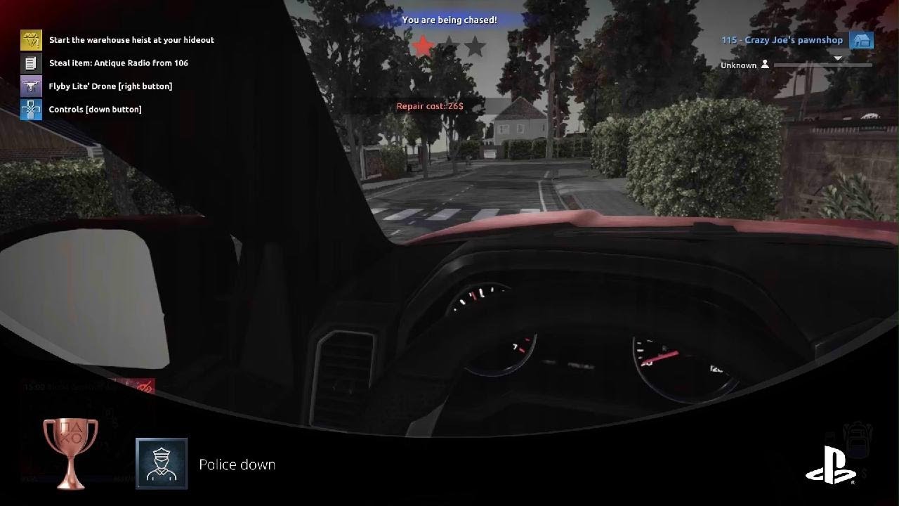 Thief Simulator 2 Police Down Trophy