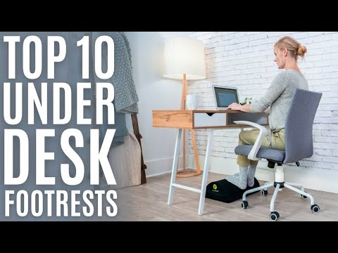 Top 10: Best Under Desk Foot Rests of 2022 / Ergonomic Memory Foam Foot Stool Pillow, Footrest