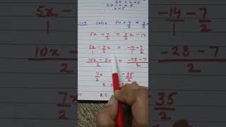 linear equation in one variable ex13| chapter2 class8