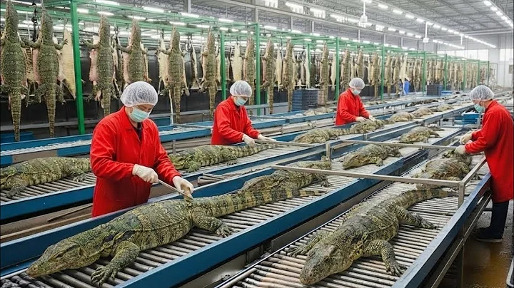 FULL PROCESS | Inside the Asian Lizard Leather Factory – From Reptile Skin to Luxury Goods