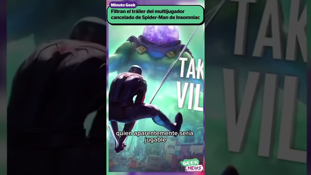 Se filtra tráiler de juego de Spider-Man cancelado