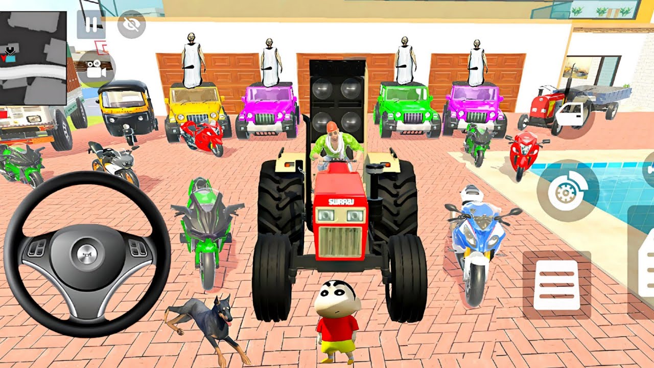 🥳 Shinchan Purchase New Tractor Delivery 💥🤩 Indian theft auto 💥🤯 Indian Bikes Driving 3d Game 💥😱