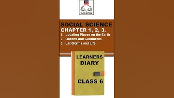 Class 6, SOCIAL SCIENCE, LEARNERS DIARY, Chapter, 1, 2 & 3, NCERT, PM Shri Kendriya Vidyalaya2024-25