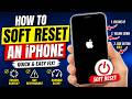 How to Soft Reset an iPhone (Fix Frozen or Not Responding!)