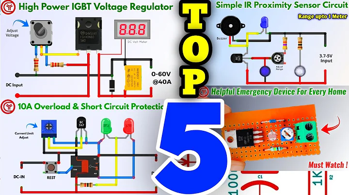 Top 5 Electronics Projects with basic components (2025)