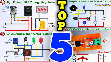 Top 5 Electronics Projects with basic components (2025)