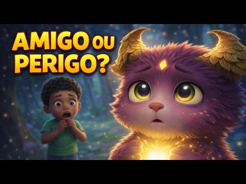 E Se Ele For do Bem? 🐾✨ A Criaturinha Misteriosa | História Infantil Mágica