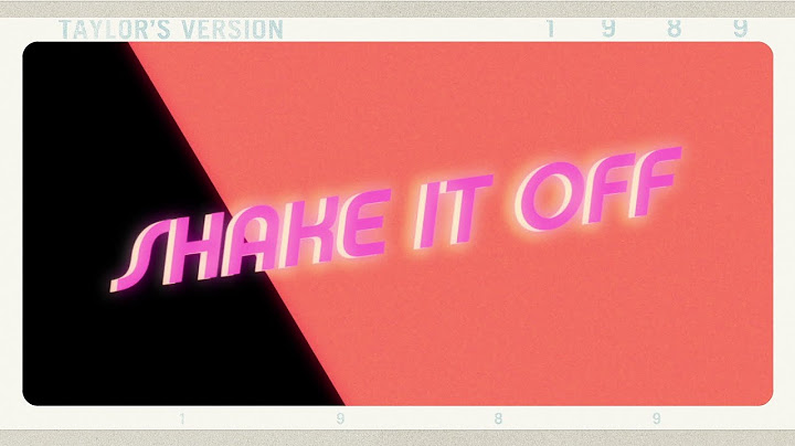 Shake It Off Lyric Video version - Lyric Video performance video thumbnail