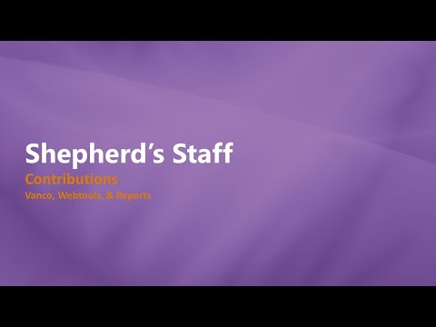 Shepherd's Staff | Contributions | Vanco, Webtools & Reports | 2025 Training Webinar