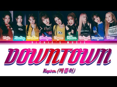 Kep1er 케플러 Downtown Color Coded Lyrics HanRomEng