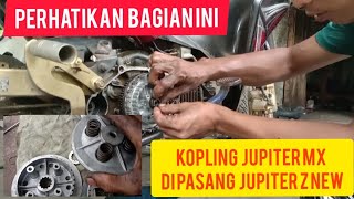 cara rubah kopling jupiter z1/vega zr menggunakan kopling jupiter mx